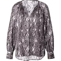 s.Oliver Chemisier gris / gris foncé / blanc