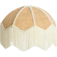 Light & Living - Abat-Jour - Malacia - Beige - Raffia Textile - Ø 45cm - E27 - 3906982