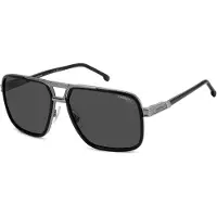 Carrera Lunettes de Soleil 1071/S 61/16/145 BLACK DARK RUTHENIUM/GREY POLARIZED métal homme 1071/S