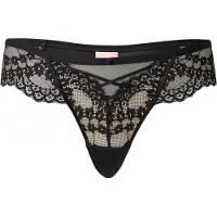 Hunkemoller String 'Daisy' noir