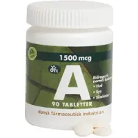 Berthelsen Naturprodukter - A 1500mcg 90 stk.