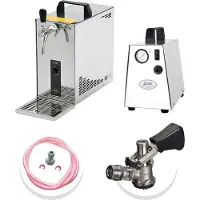 Ich-zapfe Kit complet - Système de tirage, mallette à bière, refroidisseur à circulation, système de tirage PYGMY 25 à 1 conduite avec refroidisseur à sec, 35 litres/h, tête de tirage : plate