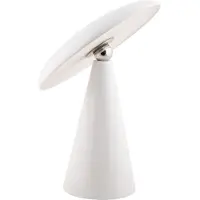 Present Time - Lampe de table Phoebe Led - Blanc - Ø23cm Lampe de table - Lampe de chevet, salon, chambre à coucher