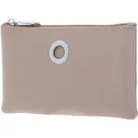 Mandarina Duck Mellow Leather Pouch Wallet Beige Femme
