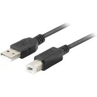 Lanberg cable usb a vers usb b ca usba 15cu 0010 bk 1 m