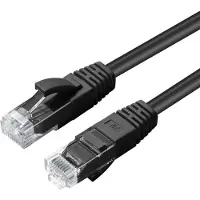 Microconnect Cat6 U/UTP 10m - Câble réseau (10m, Cat6, U/UTP (UTP), RJ-45, RJ-45, noir)