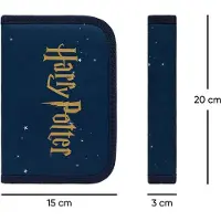 Baagl Trousse scolaire classique à deux rabats Harry Potter Poudlard