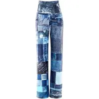 Winshape Pantalon de sport 'CUL101C' bleu nuit / bleu denim / bleu clair