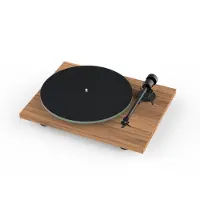 Pro-Ject Platine - - T1 Evo Phono - Préamplificateur intégré - Cellule Ortofon OM10 - Noyer