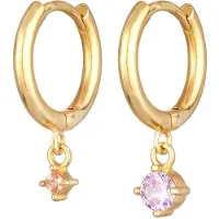 Elli Boucles d'oreilles or / rose