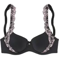 LASCANA Soutien-gorge 'Wanda' rose pastel / noir