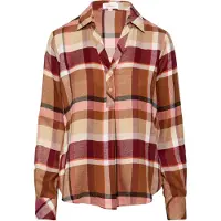 s.Oliver Chemisier beige / bronze / rouge / blanc