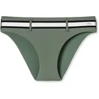 Schiesser Bas de bikini 'Californian Dream' kaki / noir / blanc