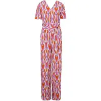 Comma Combinaison lilas / mandarine / rose / blanc