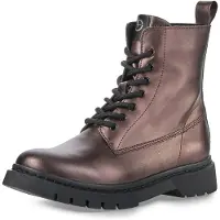Tamaris Bottines à lacets bronze