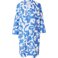 Comma casual identity Robe azur / blanc cassé
