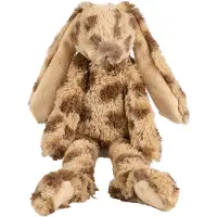 Happy horse Doudou lapin Richie Tiny - Peluche Anniversaire 28cm beige