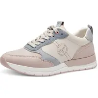 Tamaris Baskets basses beige / nude / bleu fumé