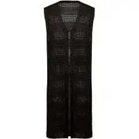 CARNEA Cardigan noir chiné