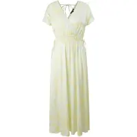 Comma Robe bleu clair / jaune / blanc
