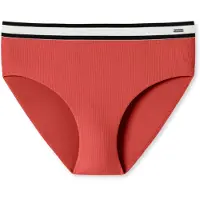 Schiesser Bas de bikini 'Aqua Californian Dream' rouge rouille / noir / blanc