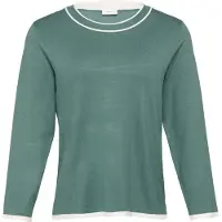 s.Oliver Black Label Pull-over vert / blanc