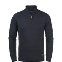 Blend Pull-over 'Robin' bleu marine / marron / gris argenté