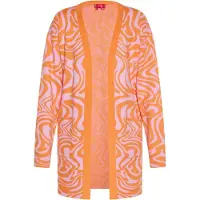 Swirly Cardigan orange / rose