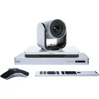 HP Poly Système de vidéoconférence Sada Poly RealPresence Group 500 avec caméra EagleEyeIV 12x. Système de vidéoconférence pour groupes, CMOS, Full HD, zoom 10x, 12x, couleur argent