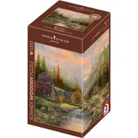 Schmidt Spiele Puzzle Puzzle en bois - Le Ruisseau de Montagne - 1000 pièces