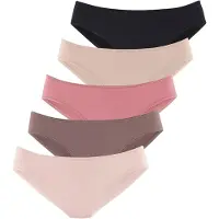 LASCANA Slip nude / marron / rose clair / noir