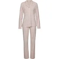 s.Oliver Pyjama écru / bleu clair / bleu foncé