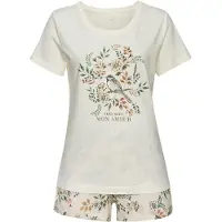 Vivance Pyjama beige / mélange de couleurs