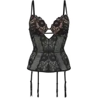 Jette Corsage nude / noir