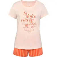 Vivance Pyjama orange / rose clair