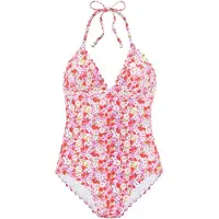 LASCANA Maillot de bain beige / vert / violet / rose / rouge / blanc