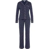 s.Oliver Pyjama sable / bleu marine