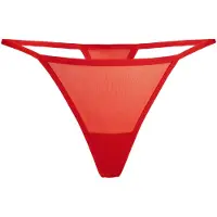 TEYLI String 'Paski' rouge feu