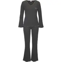s.Oliver Pyjama écru / anthracite