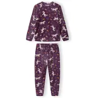 MINOTI Pyjama violet / mélange de couleurs