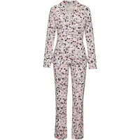 Vivance Pyjama 'Dreams' gris / rose clair / blanc cassé
