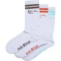 Karl kani Chaussettes 'KA243-037-1' mélange de couleurs / blanc