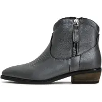 CESARE GASPARI Bottes de cowboy gris foncé