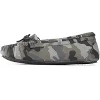 Minnetonka Mocassin gris / vert / noir