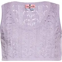 Swirly Tops en tricot lavande