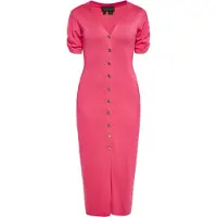 NAEMI Robes en maille rose