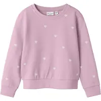 Name it Sweat-shirt 'NMFValba' rose / blanc cassé
