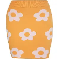 Swirly Jupe orange / blanc