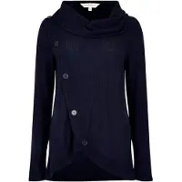 Apricot Cardigan bleu foncé