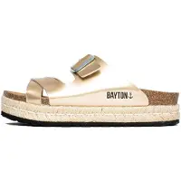 Bayton Mule 'Tenerife' or / noir chiné